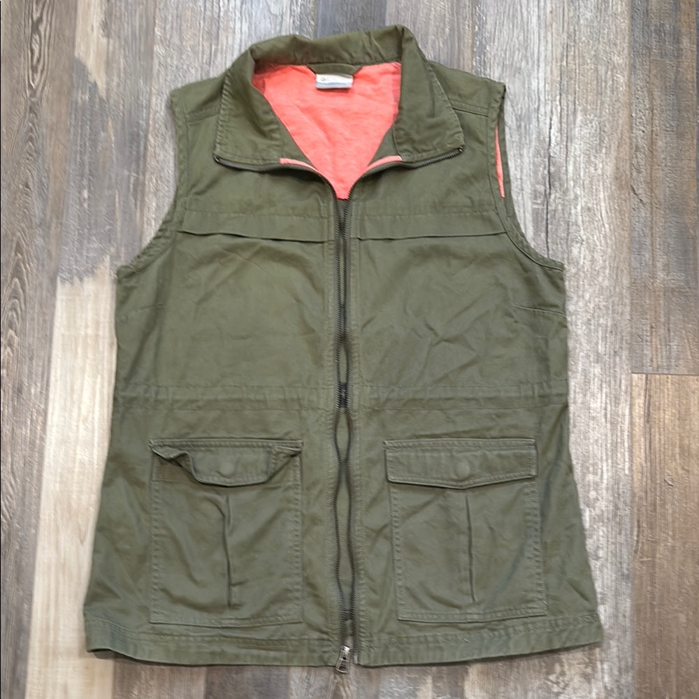 Columbia Olive Green Vest Size Medium - Picture 3 of 4